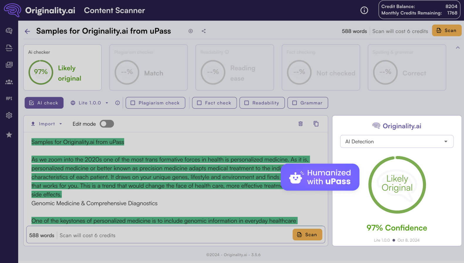 Effective AI Bypasser Against Any AI Detector